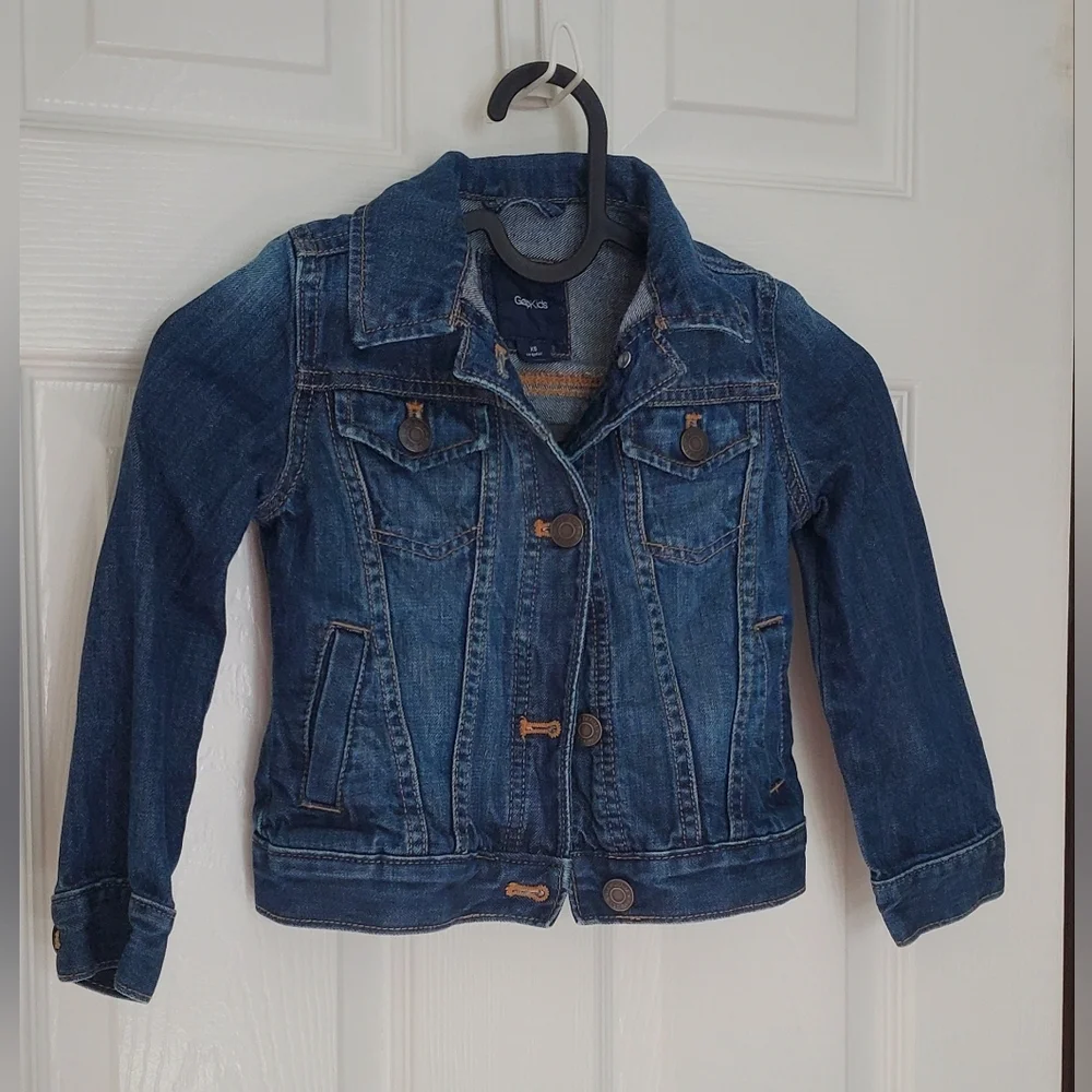Gapkids Girls Jean Jacket Size XS - Picture 1 of 4